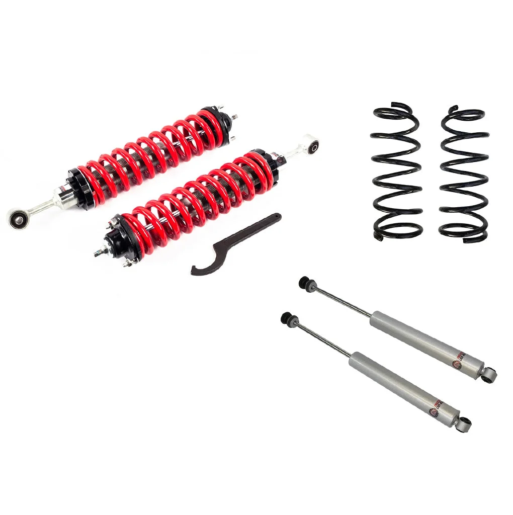 1-4" Adjustable Coilovers / 3" Rear Lift Springs and Shocks #FO-T905-2-KIT
