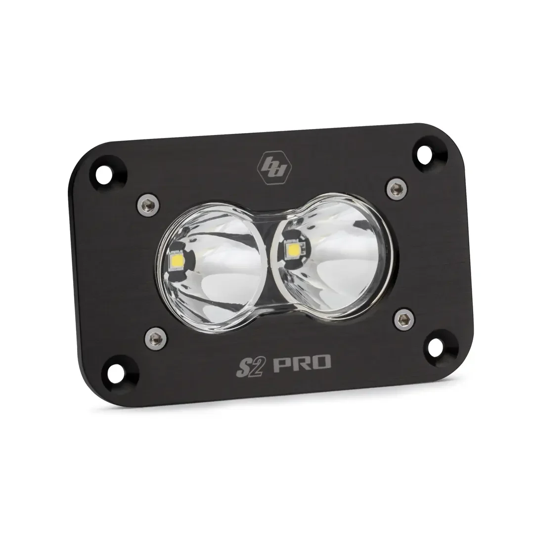 Baja Designs S2 Pro Black Flush Mount Led Auxiliary Light Pod
