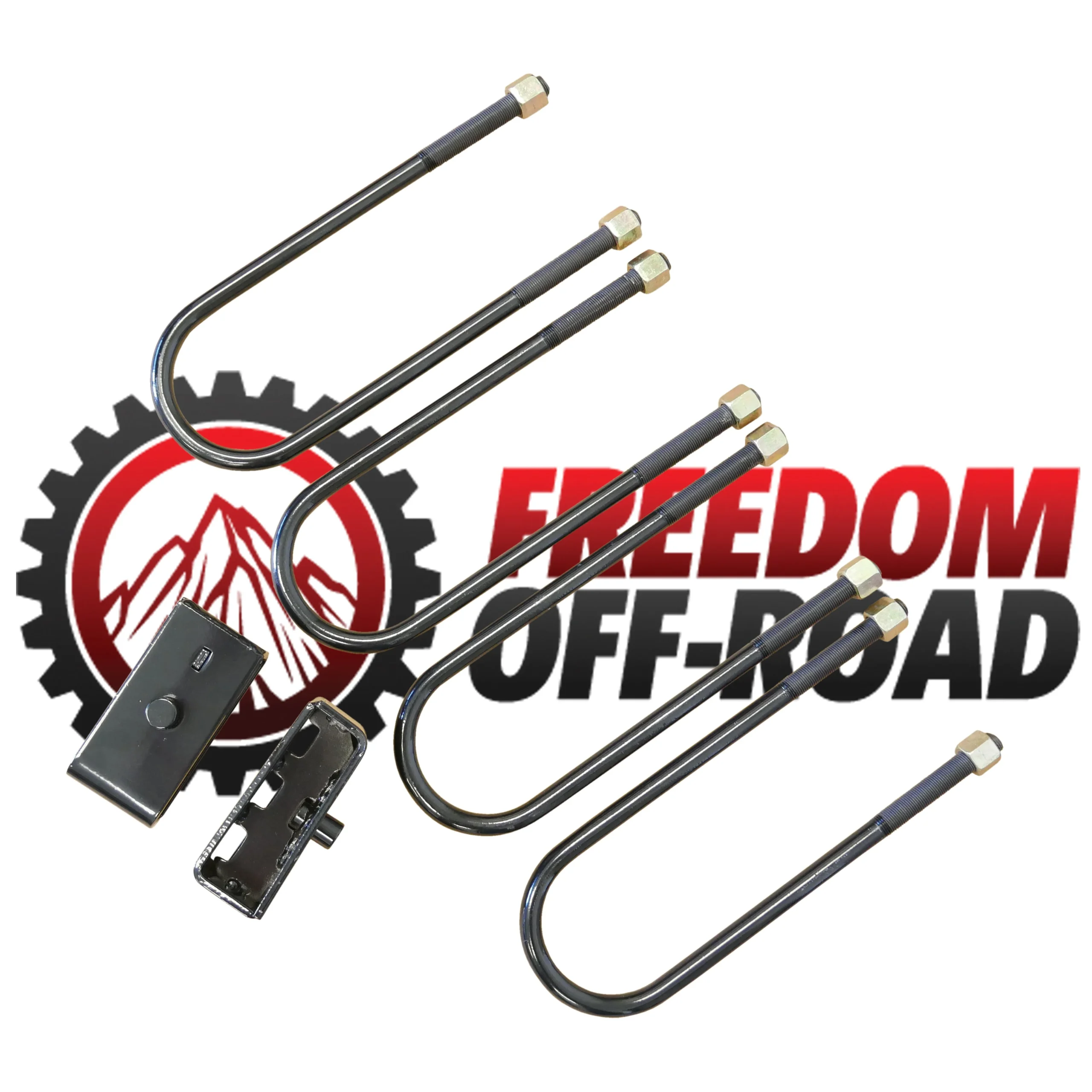 2" Rear Lift Blocks w/ Extended U-Bolts #FO-D30120+FO-D404