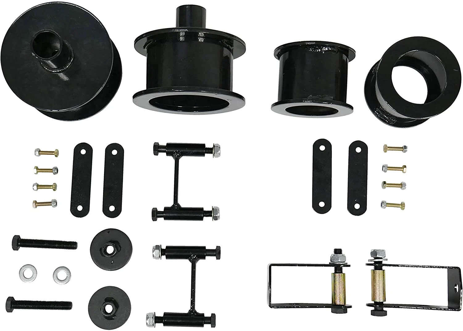 3" Coil Spring Spacers (Front + Rear) with Shock Extenders and Brake Line Brackets #FO-J30330