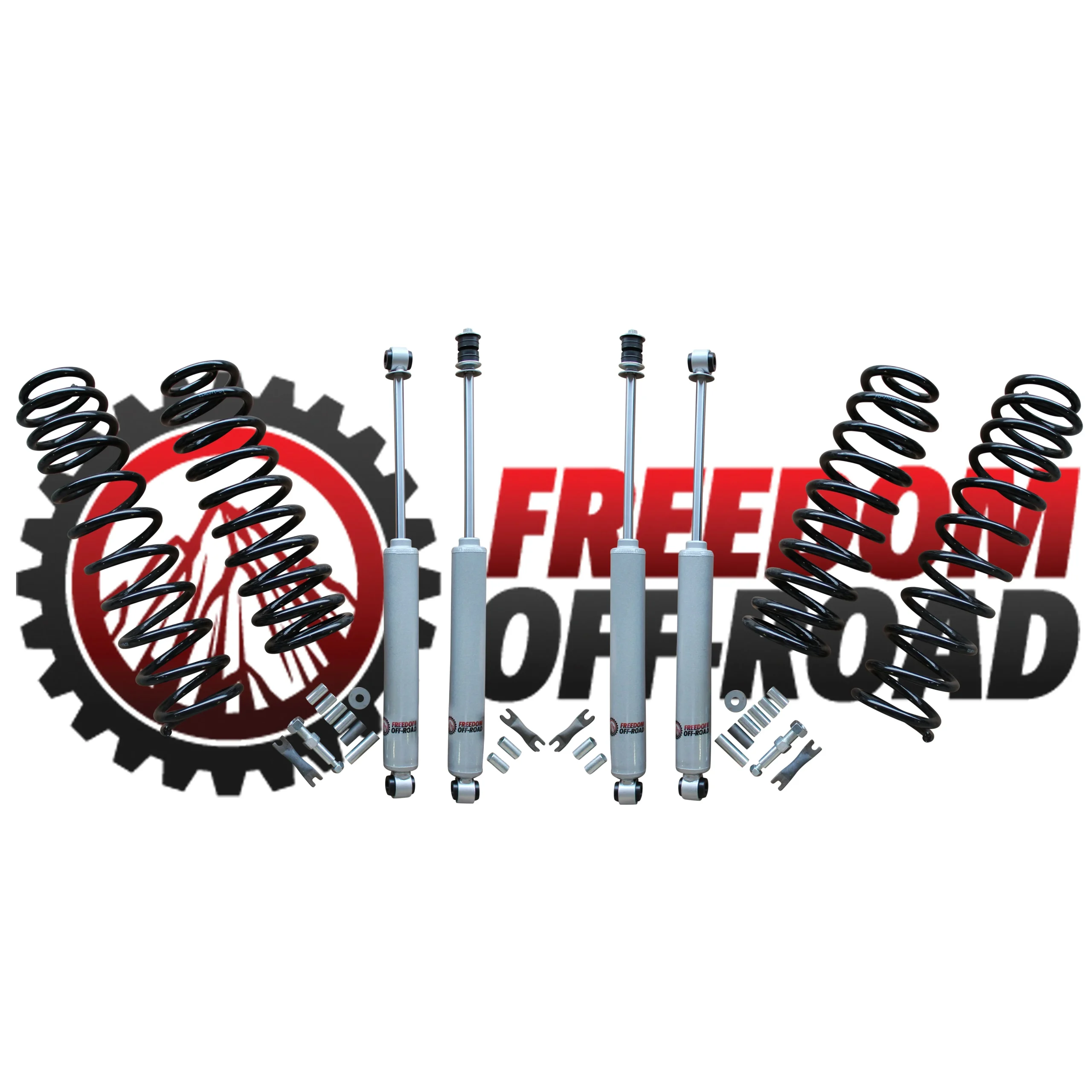 2.5" Front / 2.5" Rear Lift Springs w/ Shocks #FO-SH301+FO-J102F25+FO-J102R25