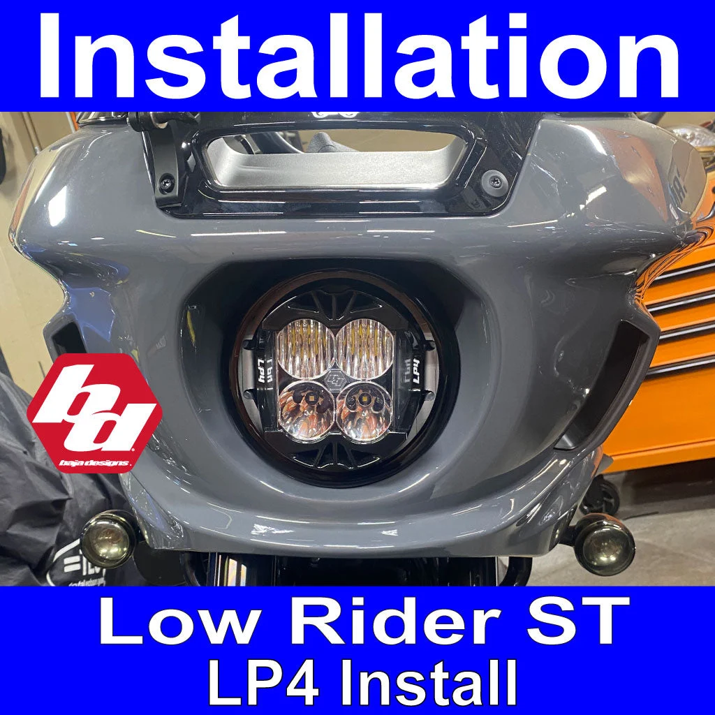 A10 MOTO Harley Davidson Low Rider ST Baja Designs LP4 Installation Labor