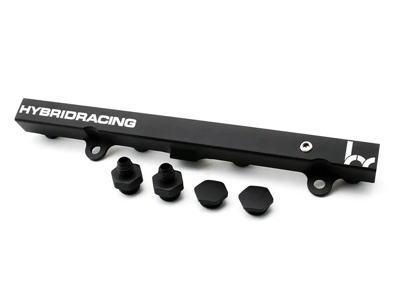 Hybrid Racing K Swap Black Fuel Rail -8 ORB ports with 6AN Fittings
