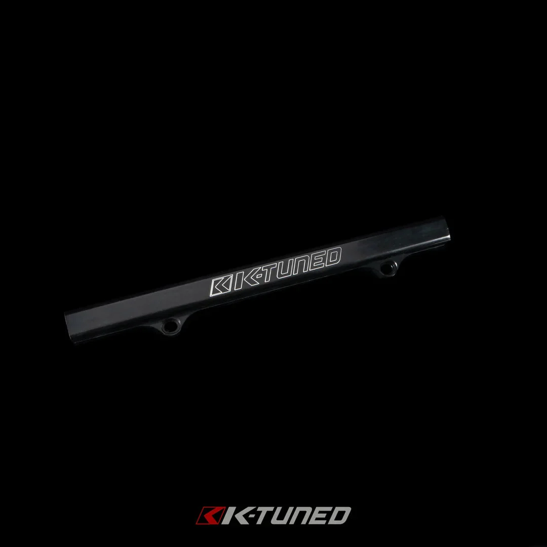K-Series Fuel Rail (Black) w/ Center Mount Gauge and IAA