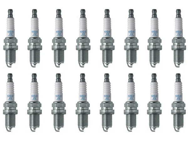 NGK V-Power Spark Plugs (16 plugs) for 1998-2002 E430 4.3 Two Steps Colder