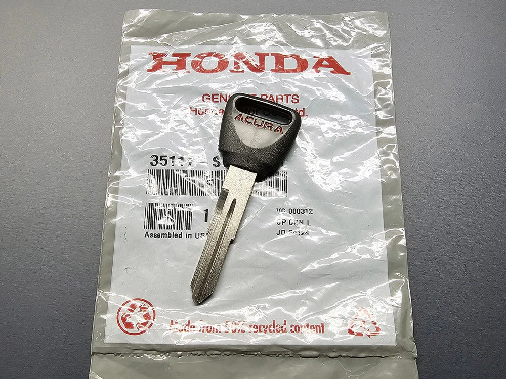 Genuine OEM Acura Blank Key – 1990–2001 Integra