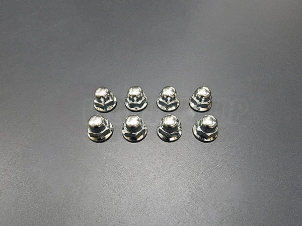 OEM Honda/Acura B-Series Valve Cover Nuts Kit (Chrome) – 8 pcs