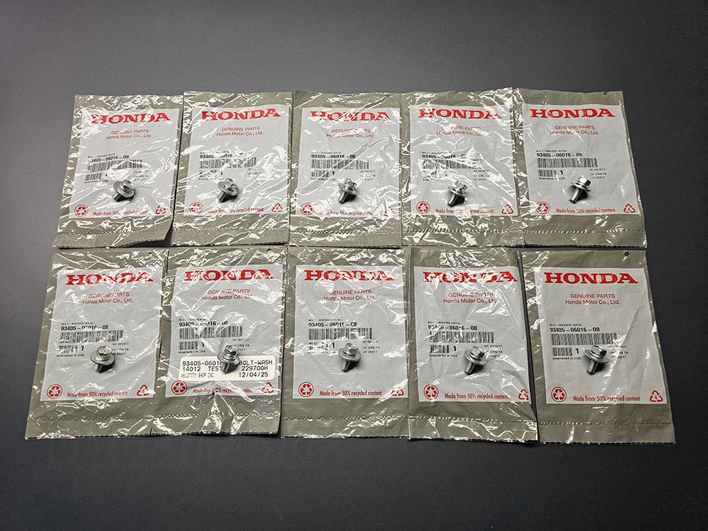 OEM 10mm Fender Bolts and Washers 10 pieces Kit - EG EK DC