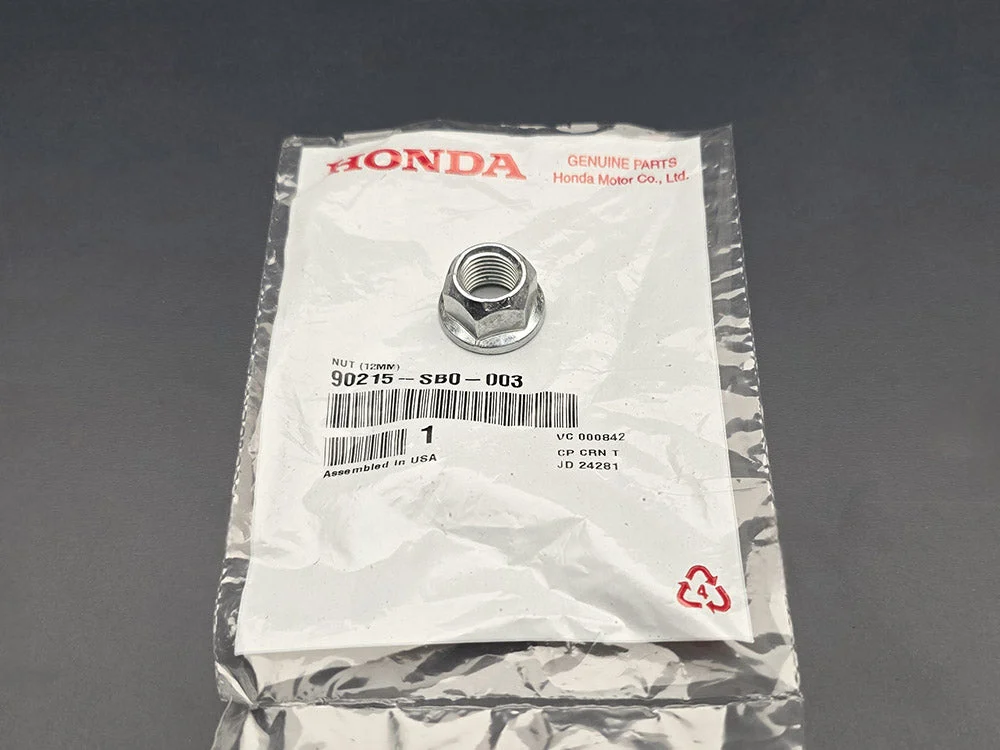 Genuine OEM Honda Self-Locking Nut 12mm | Suspension Hardware