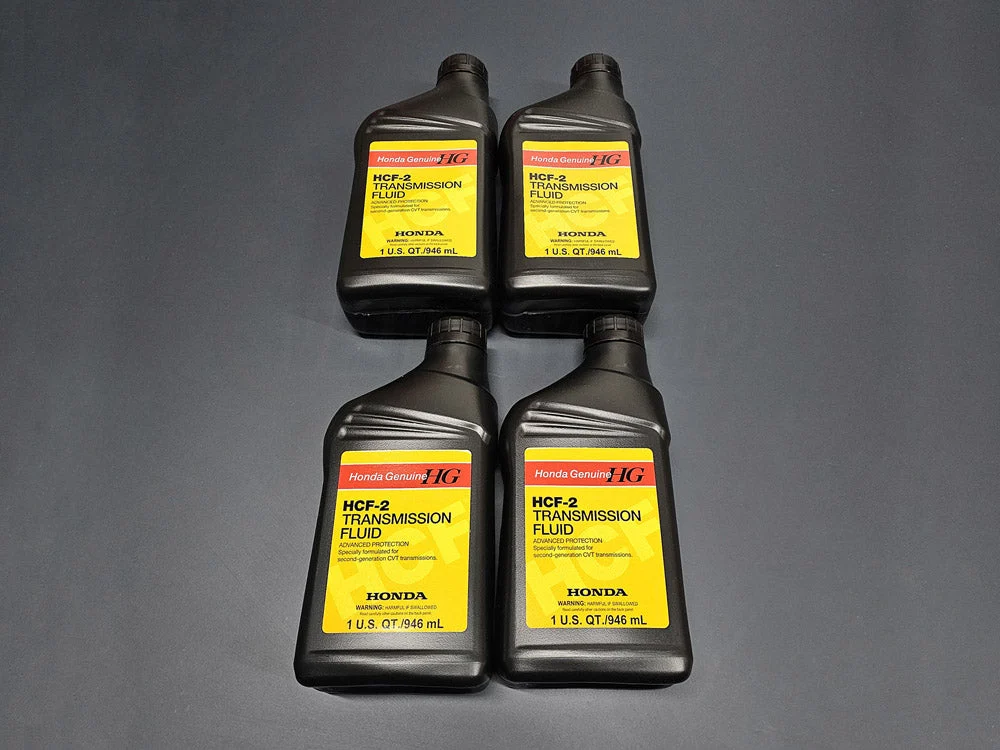 OEM Honda HCF-2 CVT Automatic Transmission Fluid – 4 Quarts (08200-HCF2)
