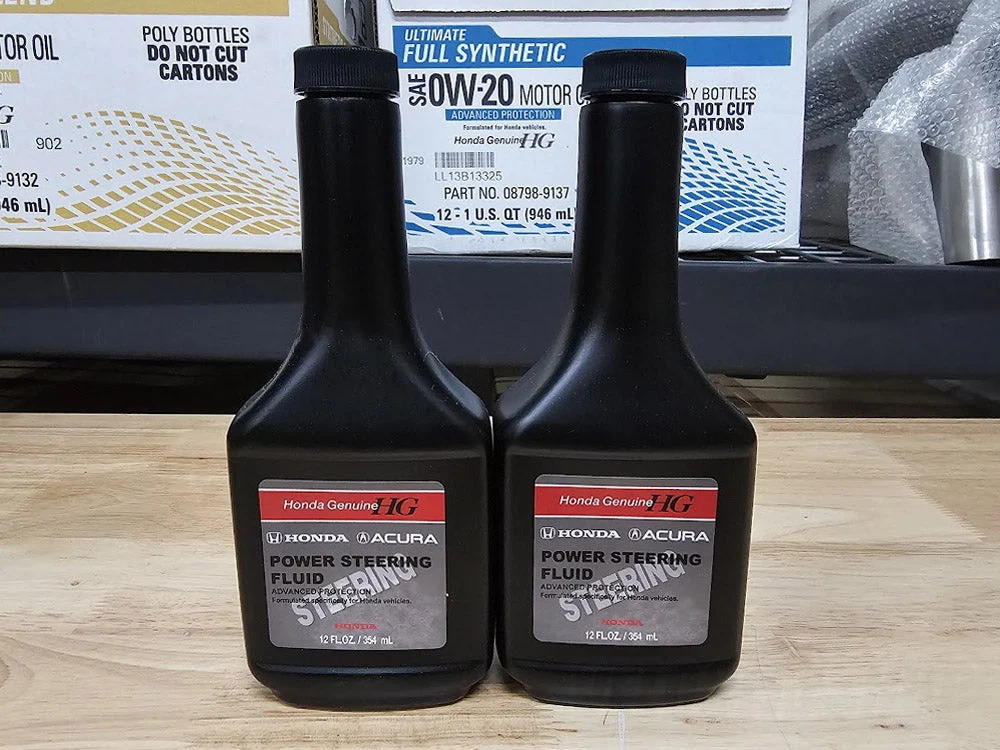 OEM Honda Genuine Power Steering Fluid – 12 oz Bottle (Qty 2)