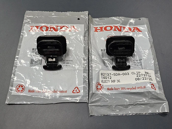 OEM Rear Seat Cushion Clips (2-pieces) fit 03-07 Accord Sedan, 08-12 Accord, 09-14 TSX, 08-12 Accord