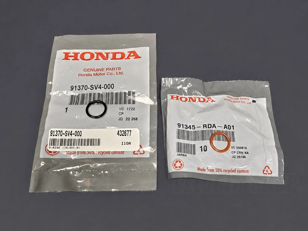 OEM Honda Power Steering Suction and Feed Line O-Ring Kit | 06-11 Ridgeline, 03-08 Pilot, 95-10 Odyssey, 97-11 CR-V, 03-07 Element