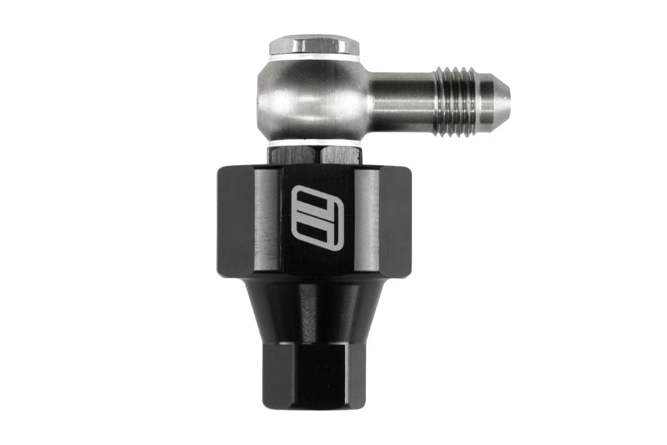 Turbosmart 44 Micron 4AN Banjo Inlet 4AN Female Outlet Turbo Mounted Small Oil Filter