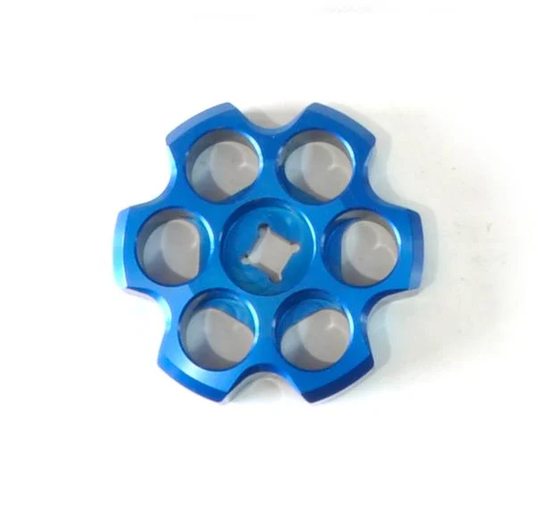 Aluminum Tank Knob Six Shooter Tahoe Blue Power Tank - VLV-5008-BU