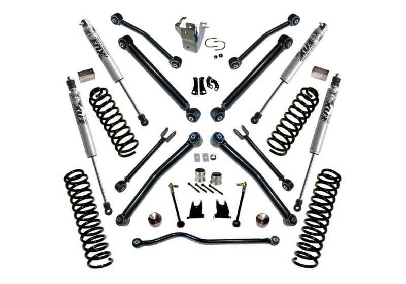 Superlift 07-18 Jeep Wrangler JK Unlimited 4in Lift Kit w/ Reflex Control Arms & Fox Shocks