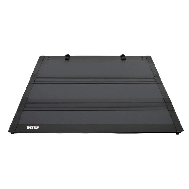 Westin 14-19 Chevrolet/GMC 1500/2500/3500 6ft. 7in. Bed Hard Tri-Fold Tonneau Cover - Black