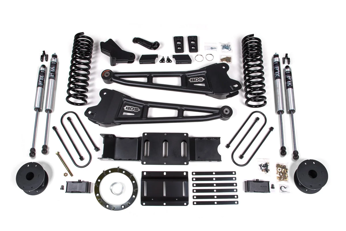 4 Inch Lift Kit w/ Radius Arm Ram 3500 w/ Rear Air Ride (19-24) 4WD Gas