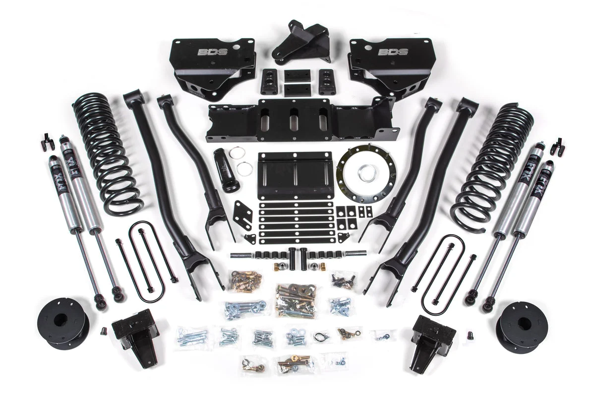 5.5 Inch Lift Kit w/ 4-Link Ram 3500 w/ Rear Air Ride (19-24) 4WD Gas