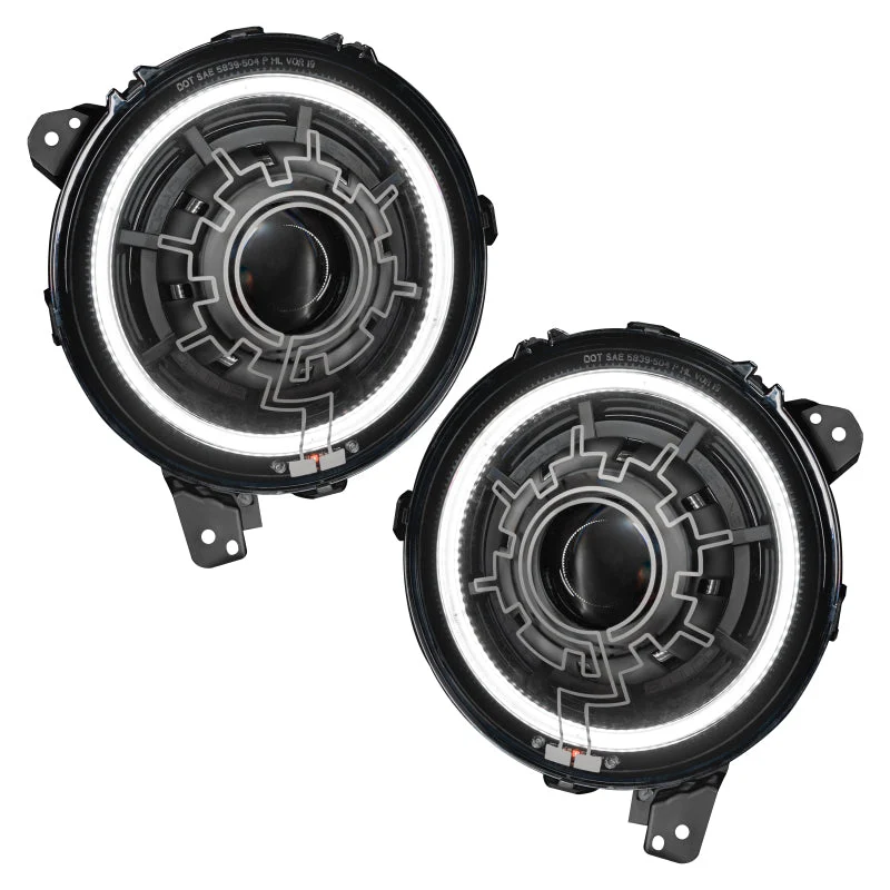 Oracle Lighting 18-22 Jeep Wrangler JL Oculus Bi-LED Projector Headlights