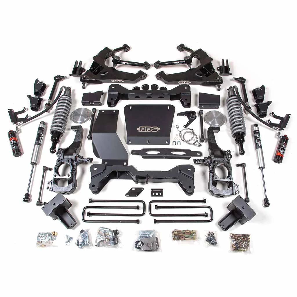 2020-2023 Chevy GMC 1 Ton Truck 4WD 6.5" Coilover Conversion Lift Kit - 753FPE
