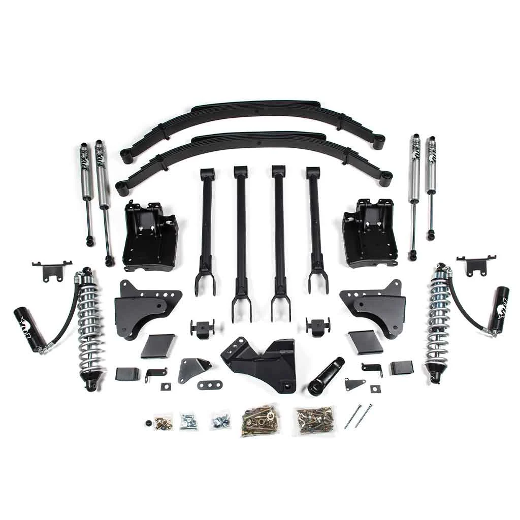 2011-2016 Ford F250-F350 Super Duty 4WD 8" 4-Link Coil-Over Lift Kit - 1500F