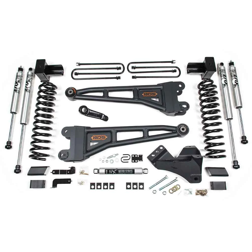 2017-2019 Ford F250-F350 Super Duty 4WD 4" Radius Arm Lift Kit - 1520H