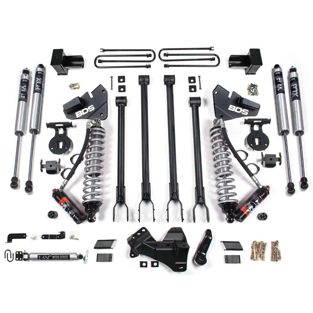 2017-2019 Ford F250-F350 Super Duty 4WD 4" 4-Link Coil-Over Performance Elite Lift Kit | Diesel Only - 1537FPE