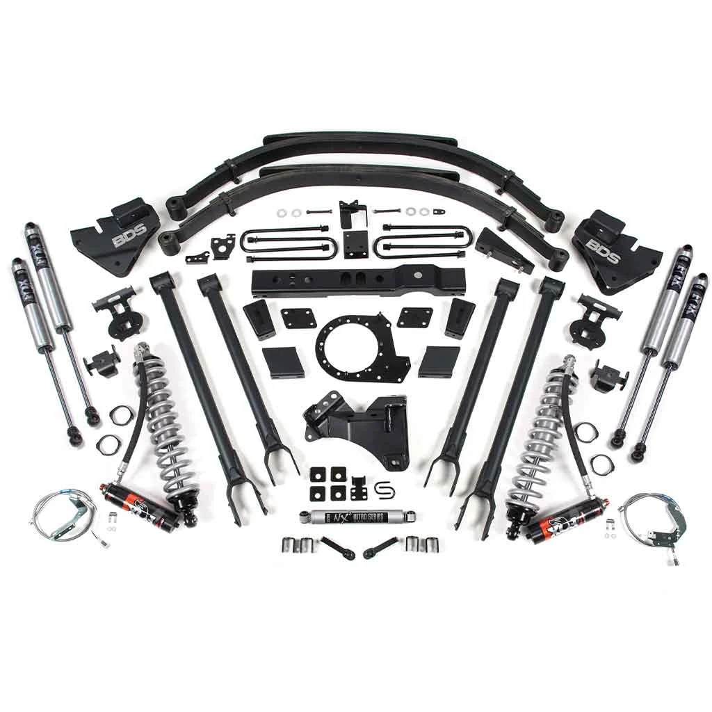 2017-2019 Ford F250-F350 Super Duty 4WD 8" 4-Link Coil-Over Performance Elite Lift Kit Diesel Only - 1541FPE
