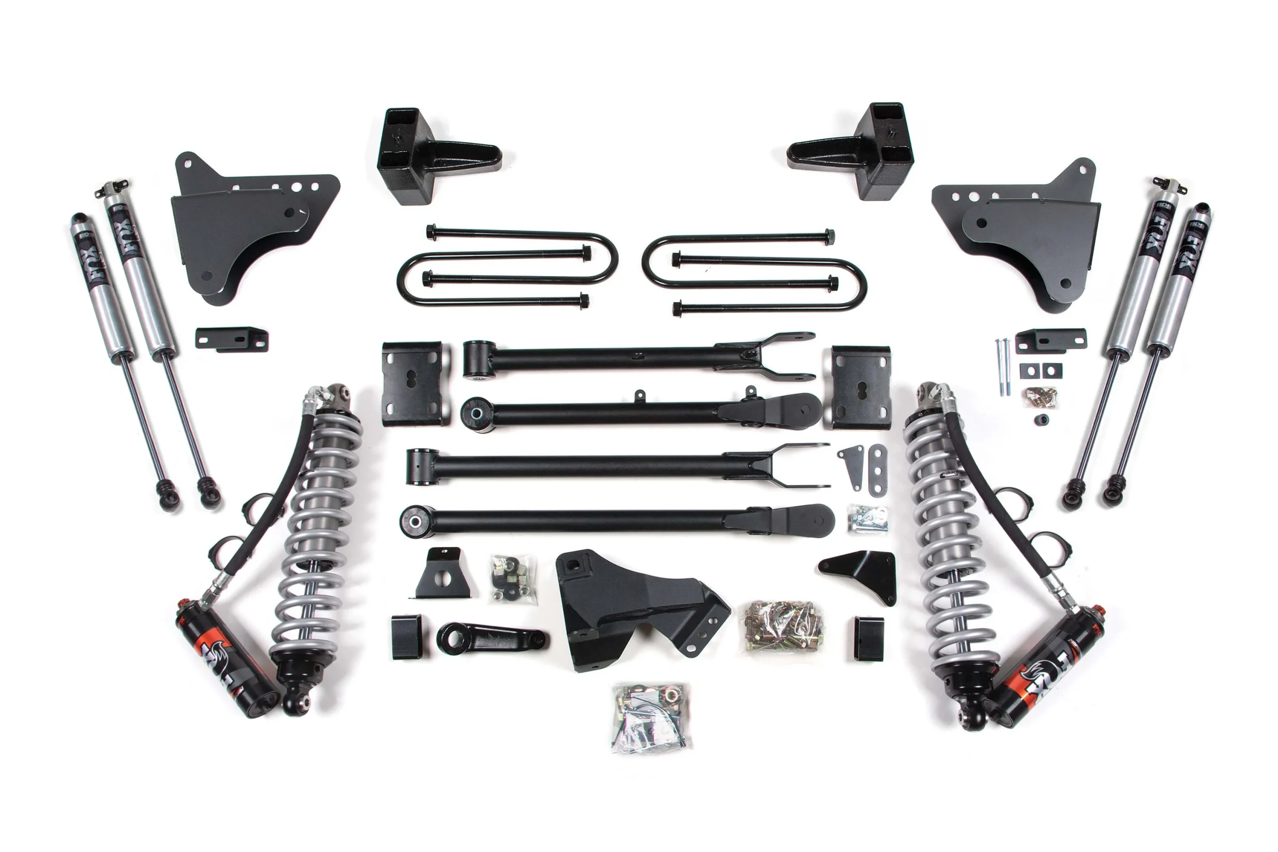 2011-2016 Ford F250-F350 Super Duty 4WD 4" 4" 4-Link Coilover Performance Elite Lift Kit Diesel Only - 590FPE