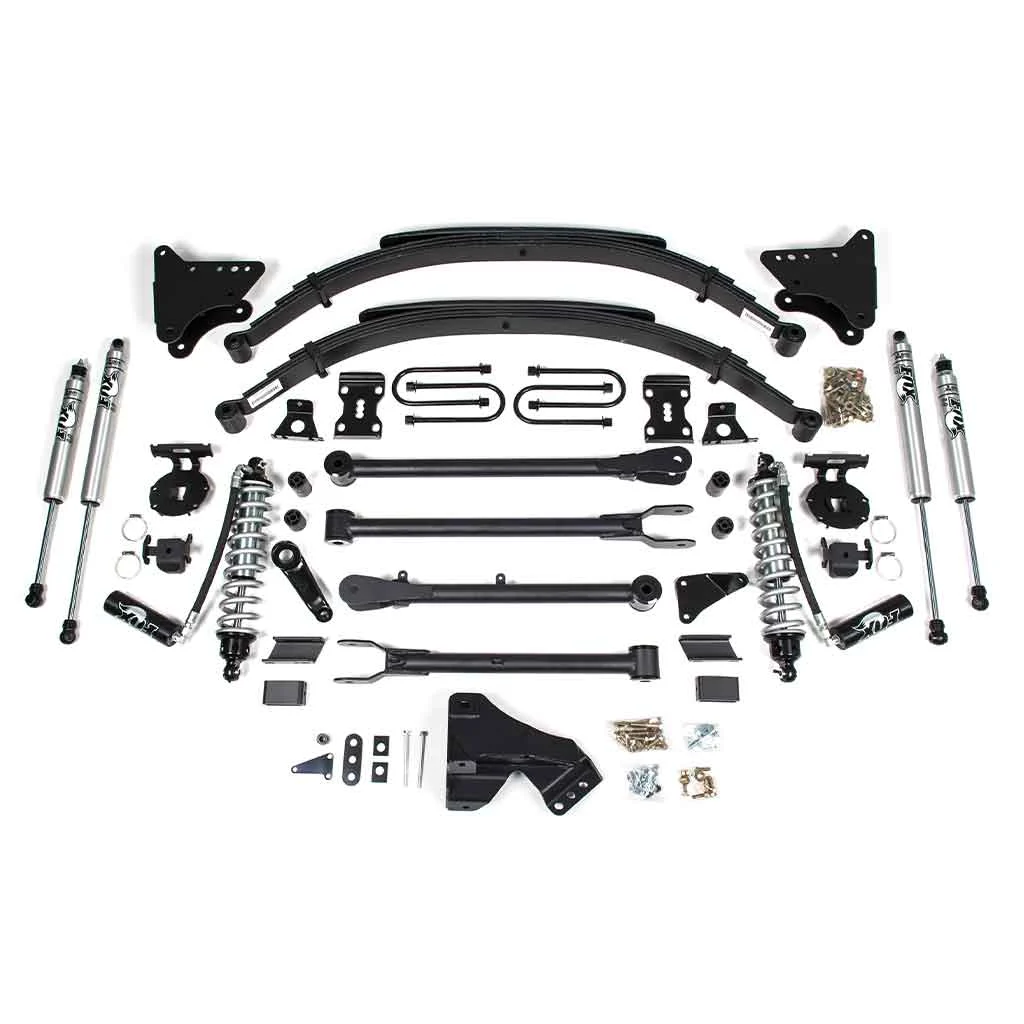 2011-2016 Ford F250-F350 Super Duty 4WD 4" 4-Link Coilover Lift Kit Diesel Only - 590F