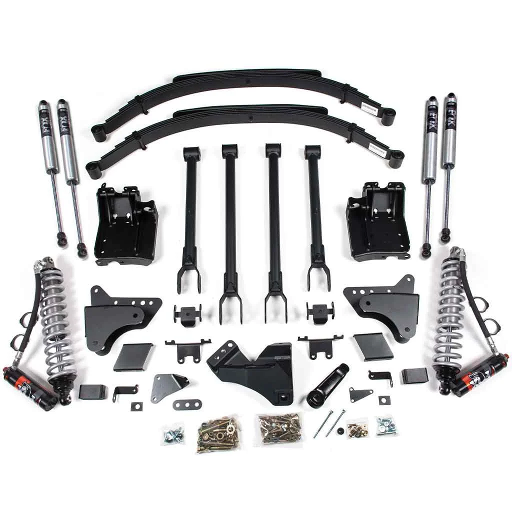 2011-2016 Ford F250-F350 Super Duty 4WD 6" 4-Link Coil-Over Performance Elite Lift Kit - 596FPE