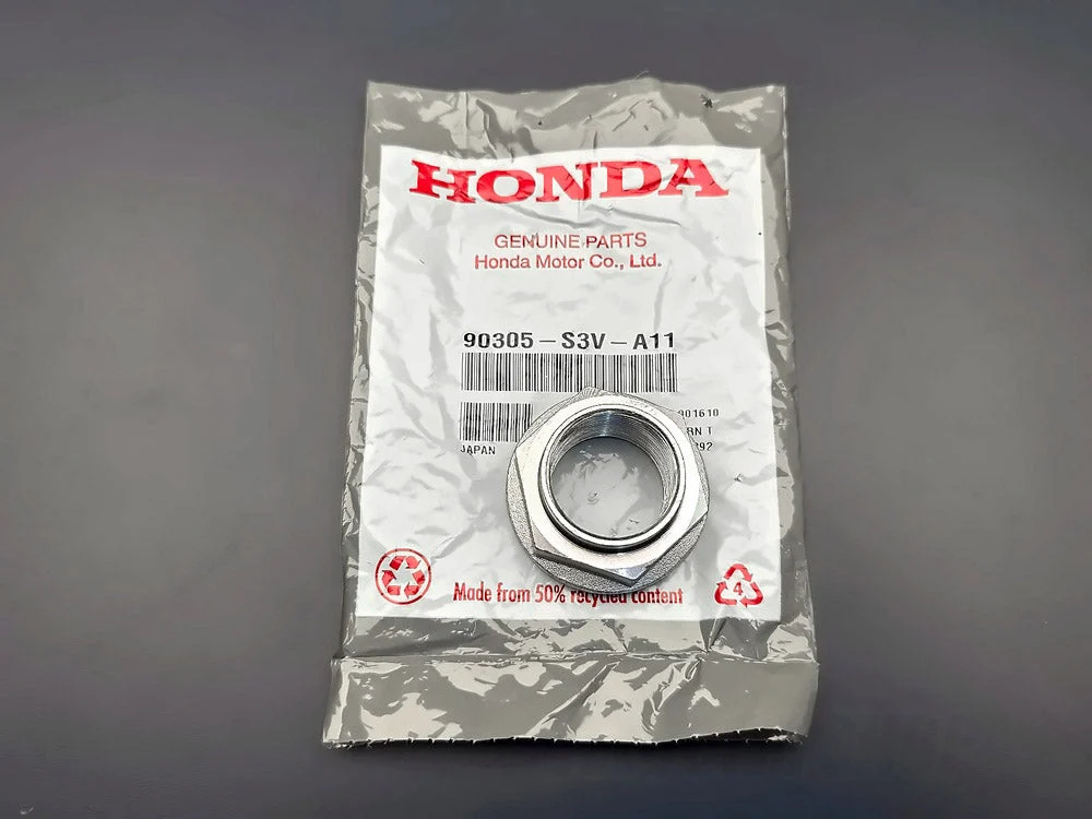 Genuine OEM Honda Axle / Spindle Nut 90305-S3V-A11