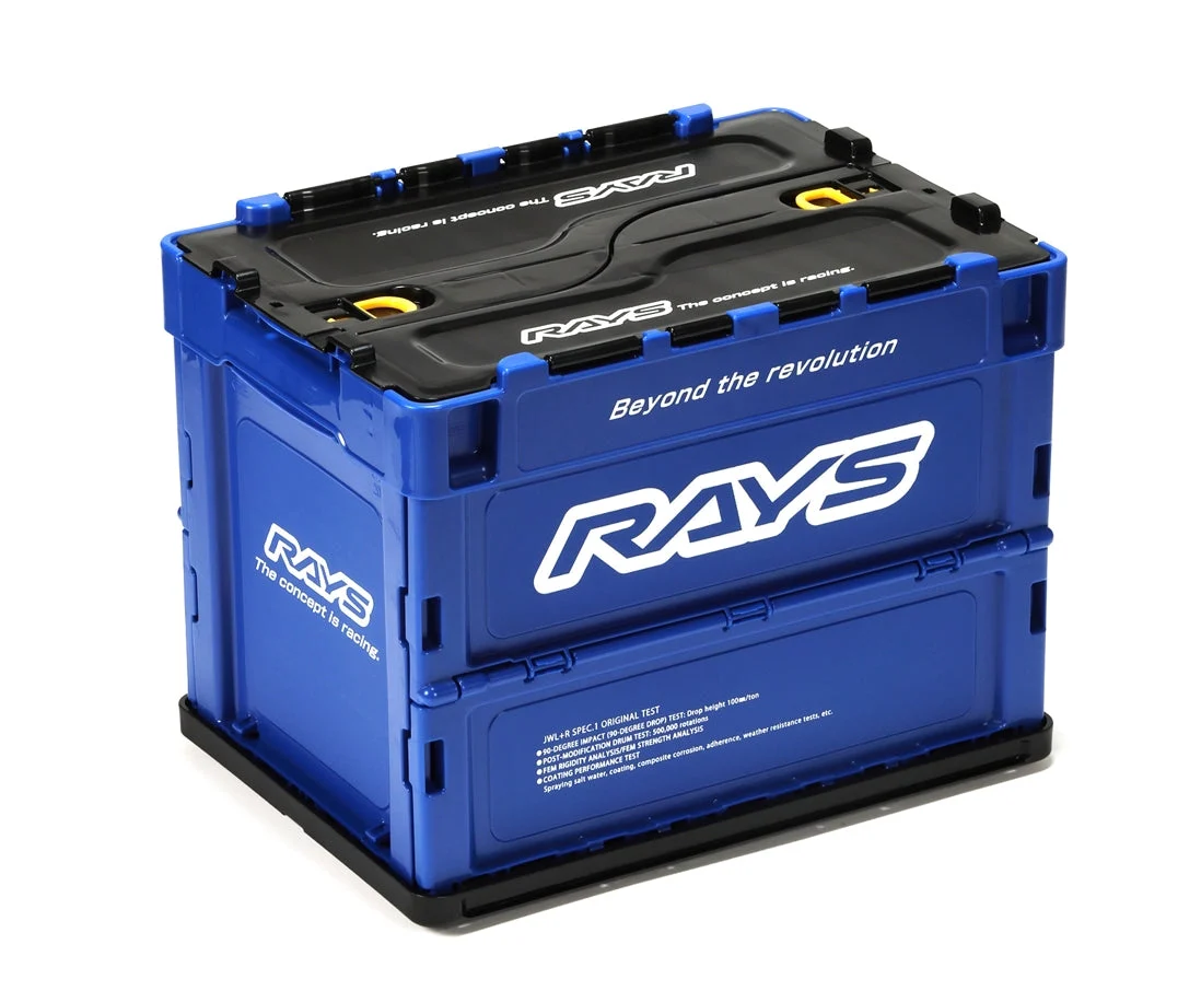 Rays Collapsible Storage Bin (Foldable Box) Blue
