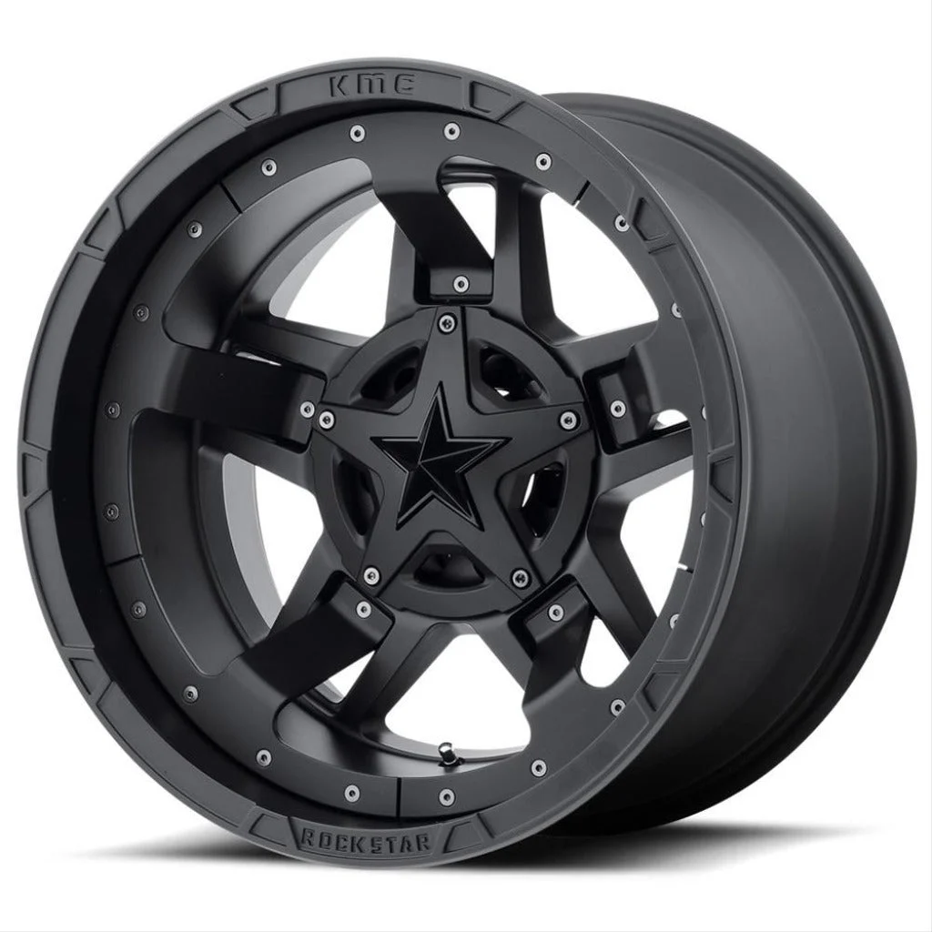 XD Wheels XD827 Rockstar 3, 18x9, 6x120/ 6x5.5 Bolt Pattern - Matte Black XD82789078700