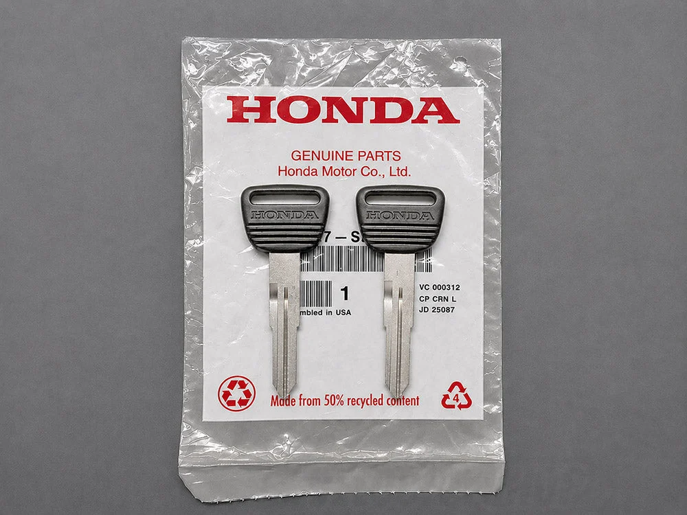 Genuine OEM Honda 90s Blank Key Set – 2 Pieces