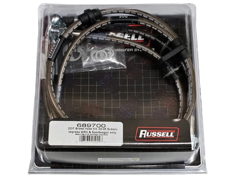 Russell Stainless Brake Lines 02-05 Impreza Wrx (None Sti)
