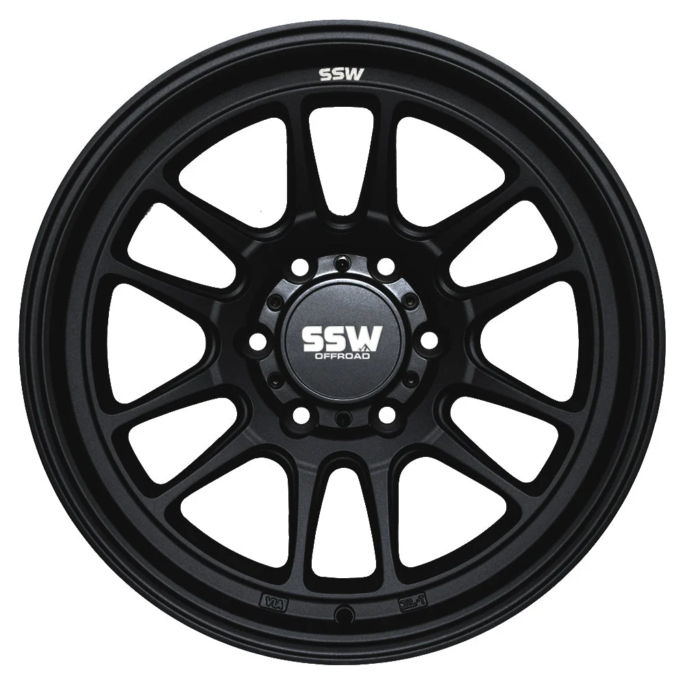 RAPTOR / MATTE BLACK / 17X9.0 -12