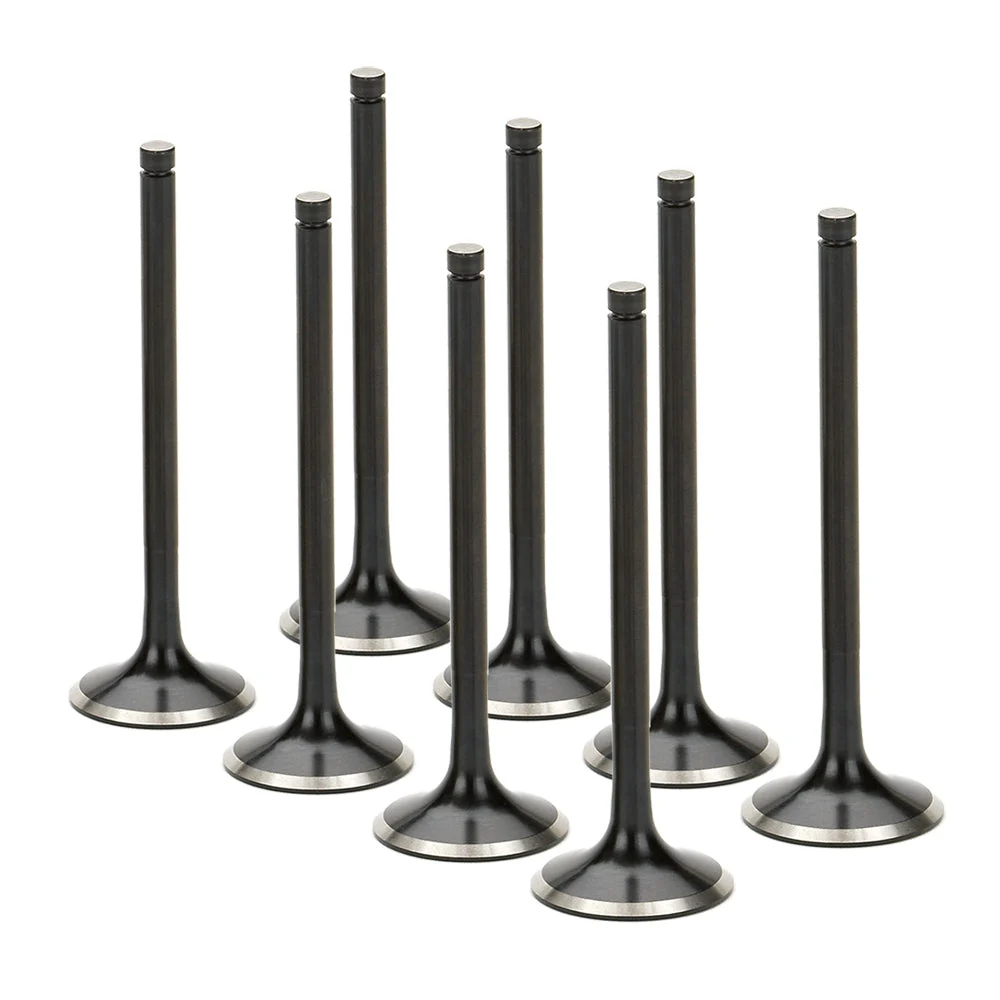 Supertech H22 Black Nitrided Exhaust Valves Stainless Steel 30mm STD Dish