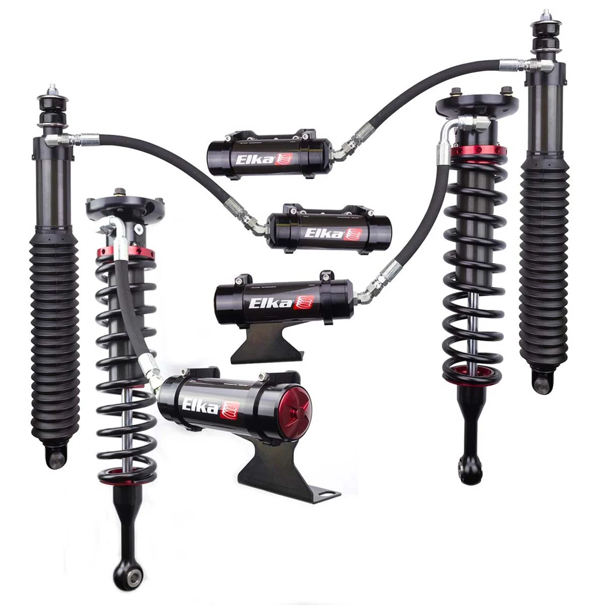 07-21 Tundra Elka 2.5 RESERVOIR FRONT & REAR SHOCKS KIT 90233